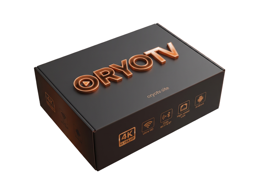 ORYOTV 4K Android Box packaging